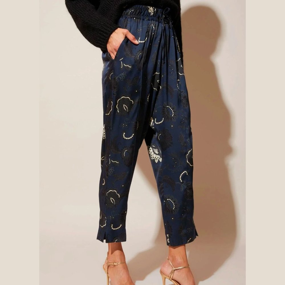 Tucker Julia silk ankle length pants